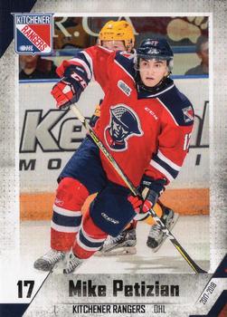 2017-18 Extreme Kitchener Rangers (OHL) #10 Mike Petizian Front