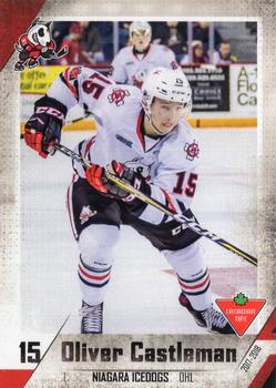 2017-18 Extreme Niagara IceDogs (OHL) #7 Oliver Castleman Front