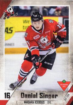 2017-18 Extreme Niagara IceDogs (OHL) #8 Danial Singer Front
