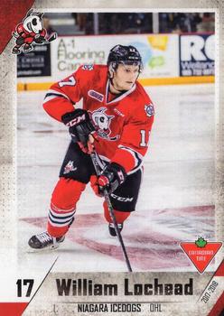 2017-18 Extreme Niagara IceDogs (OHL) #9 William Lochead Front
