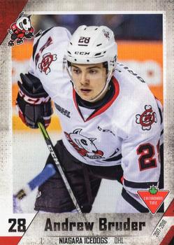 2017-18 Extreme Niagara IceDogs (OHL) #16 Andrew Bruder Front