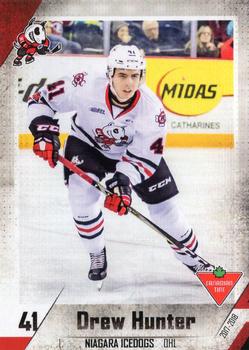 2017-18 Extreme Niagara IceDogs (OHL) #19 Drew Hunter Front