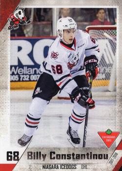 2017-18 Extreme Niagara IceDogs (OHL) #22 Billy Constantinou Front