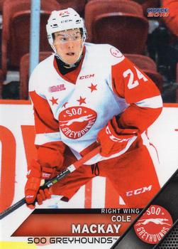 2017-18 Choice Sault Ste. Marie Greyhounds (OHL) #17 Cole MacKay Front