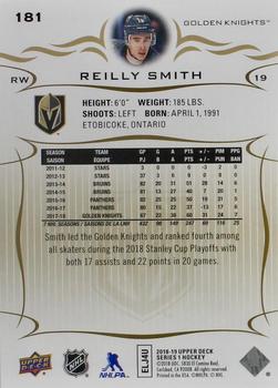 2018-19 Upper Deck - Silver Foil #181 Reilly Smith Back