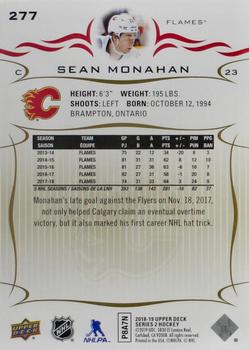 2018-19 Upper Deck - Silver Foil #277 Sean Monahan Back