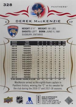 2018-19 Upper Deck - Silver Foil #328 Derek MacKenzie Back