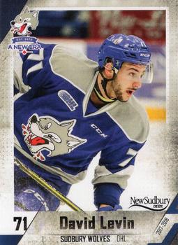 2017-18 Extreme Sudbury Wolves (OHL) #23 David Levin Front