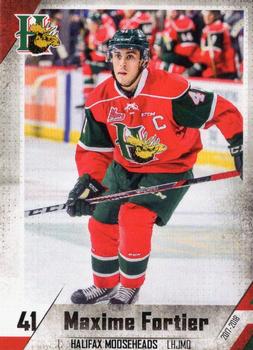 2017-18 Extreme Halifax Mooseheads QMJHL #8 Maxime Fortier Front