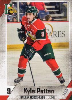 2017-18 Extreme Halifax Mooseheads QMJHL #18 Kyle Petten Front