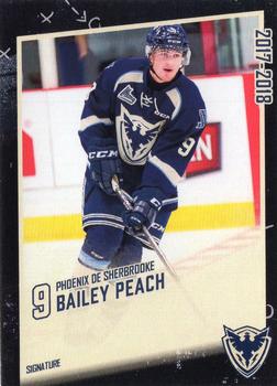 2017-18 Extreme Sherbrooke Phoenix (QMJHL) #5 Bailey Peach Front
