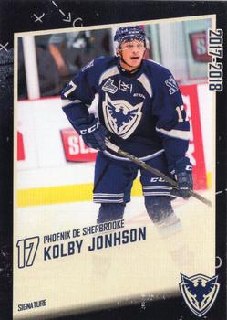 2017-18 Extreme Sherbrooke Phoenix (QMJHL) #10 Kolby Johnson Front