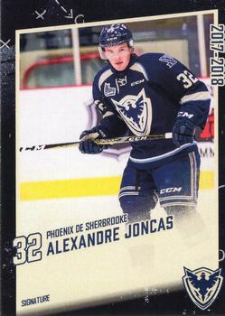 2017-18 Extreme Sherbrooke Phoenix (QMJHL) #16 Alexandre Joncas Front