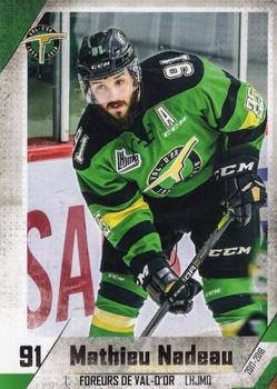 2017-18 Extreme Val d'Or Foreurs (QMJHL) #3 Mathieu Nadeau Front