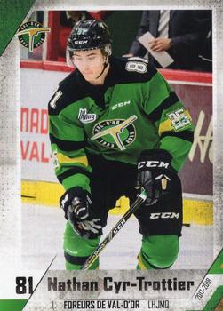 2017-18 Extreme Val d'Or Foreurs (QMJHL) #6 Nathan Cyr-Trottier Front