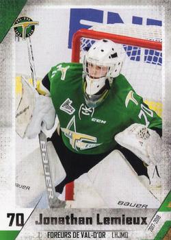2017-18 Extreme Val d'Or Foreurs (QMJHL) #9 Jonathan Lemieux Front