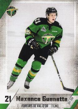 2017-18 Extreme Val d'Or Foreurs (QMJHL) #17 Maxence Guenette Front