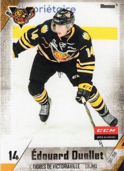 2017-18 Extreme Victoriaville Tigres (QMJHL) #8 Edouard Ouellet Front