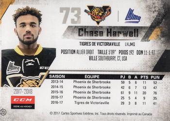 2017-18 Extreme Victoriaville Tigres (QMJHL) #23 Chase Harwell Back
