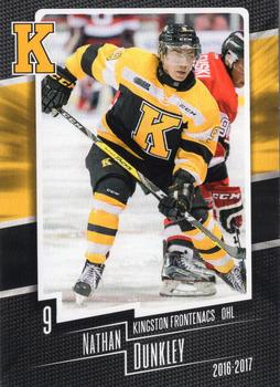 2016-17 Extreme Kingston Frontenacs OHL #5 Nathan Dunkley Front