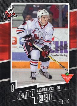 2016-17 Extreme Canadian Tire Niagara IceDogs (OHL) #5 Johnathon Schaefer Front
