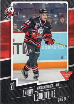 2016-17 Extreme Canadian Tire Niagara IceDogs (OHL) #15 Andrew Somerville Front