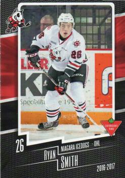 2016-17 Extreme Canadian Tire Niagara IceDogs (OHL) #19 Ryan Smith Front
