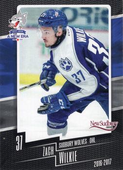 2016-17 Extreme New Sudbury Centre Sudbury Wolves (OHL) #6 Zach Wilkie Front