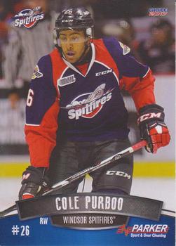 2016-17 Choice Windsor Spitfires (OHL) #11 Cole Purboo Front