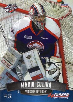 2016-17 Choice Windsor Spitfires (OHL) #15 Mario Culina Front
