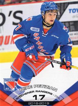 2018-19 Extreme Kitchener Rangers (OHL) #9 Mike Petizian Front