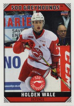 2018-19 Choice Sault Ste. Marie Greyhounds (OHL) #1 Holden Wale Front