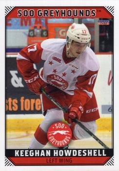 2018-19 Choice Sault Ste. Marie Greyhounds (OHL) #11 Keeghan Howdeshell Front