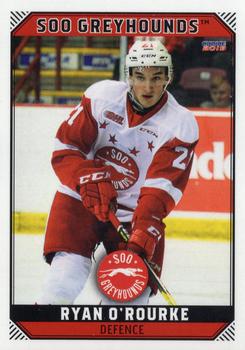 2018-19 Choice Sault Ste. Marie Greyhounds (OHL) #14 Ryan O'Rourke Front