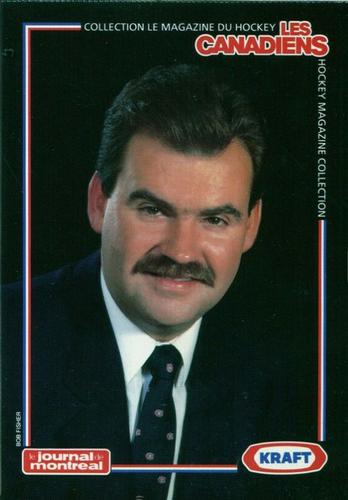 1989-90 Le Journal / Kraft Montreal Canadiens #NNO Pat Burns Front