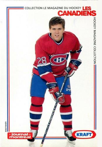 1989-90 Le Journal / Kraft Montreal Canadiens #NNO Eric Desjardins Front