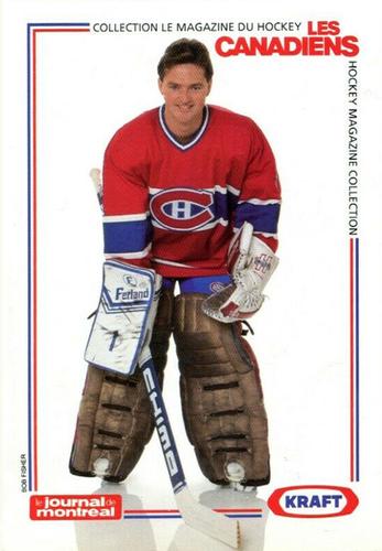 1989-90 Le Journal / Kraft Montreal Canadiens #NNO Brian Hayward Front