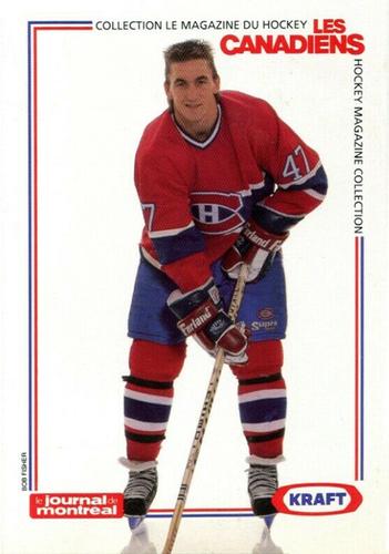 1989-90 Le Journal / Kraft Montreal Canadiens #NNO Stephan Lebeau Front