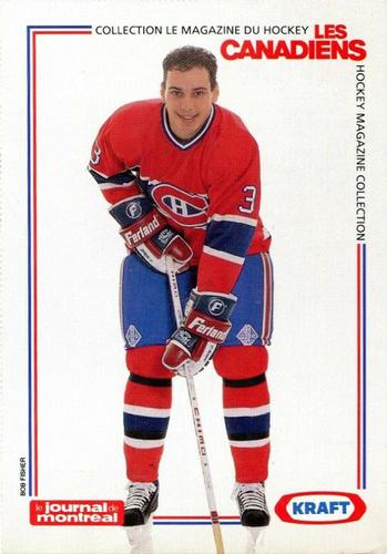 1989-90 Le Journal / Kraft Montreal Canadiens #NNO Sylvain Lefebvre Front
