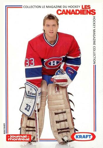 1989-90 Le Journal / Kraft Montreal Canadiens #NNO Patrick Roy Front