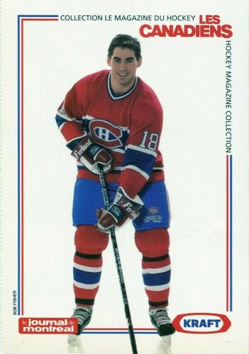 1989-90 Le Journal / Kraft Montreal Canadiens #NNO Mathieu Schneider Front