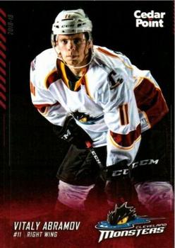 2018-19 Cedar Point Cleveland Monsters (AHL) #NNO Vitaly Abramov Front