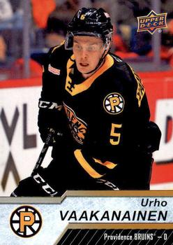 2018-19 Upper Deck AHL #58 Urho Vaakanainen Front