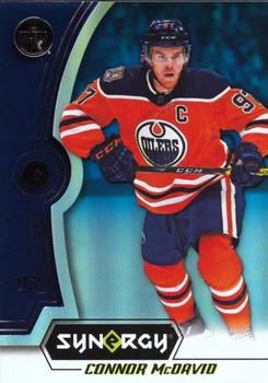 2018-19 Upper Deck Synergy - Blue #1 Connor McDavid Front