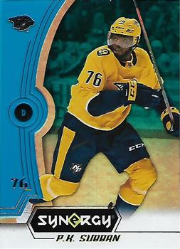 2018-19 Upper Deck Synergy - Blue #5 P.K. Subban Front