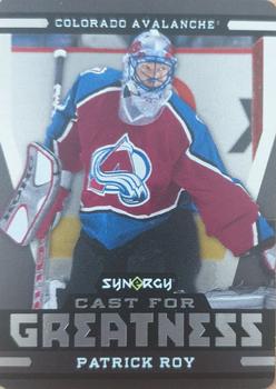 2018-19 Upper Deck Synergy - Cast for Greatness Black #CG-5 Patrick Roy Front
