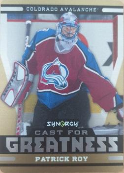 2018-19 Upper Deck Synergy - Cast for Greatness Gold #CG-5 Patrick Roy Front