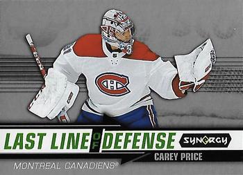 2018-19 Upper Deck Synergy - Last Line Of Defense #LD-1 Carey Price Front