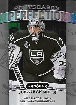 2018-19 Upper Deck Synergy - Postseason Perfection #PS-10 Jonathan Quick Front