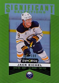 2018-19 Upper Deck Synergy - Significant Selections Green #SS-2 Jack Eichel Front